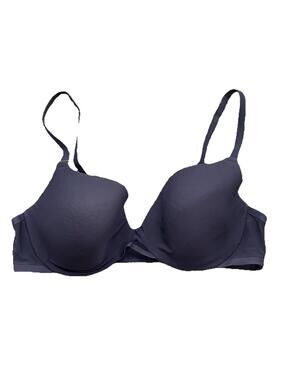 Soma Grey Bra 36D T-Shirt Bra Smooth Underwire Vanishing Back Smoothing